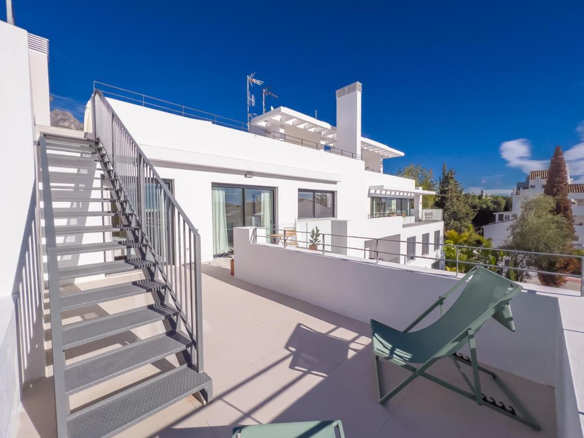 Ferienwohnung Penthouse On The Golden Mile Marbella Exterior foto